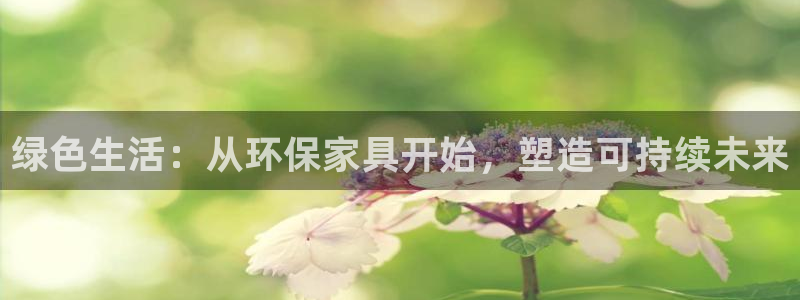 杏宇平台官网网址：绿色生活：从环保家具开始，塑造可持续未来