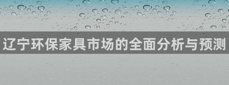 杏宇平台一安全注册入口：辽宁环保家具市场的全面分析与预测